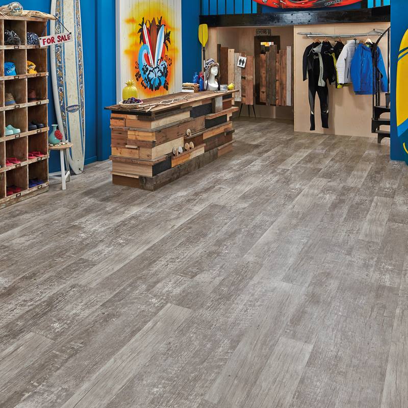 Karndean Flooring - Aged-Redwood - Van Gogh - Glue down - Vinyl plank - Commercial